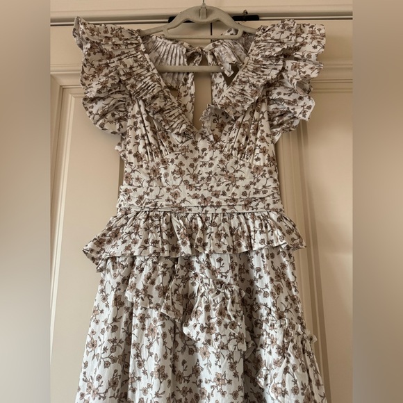 Floral Open-Back Maxi Dress by En Saison - Picture 7 of 15